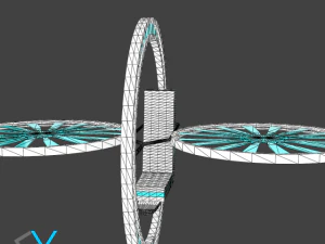 future flying machine 3D Model