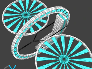 future flying machine 3D Model