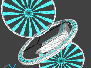 future flying machine 3D Model