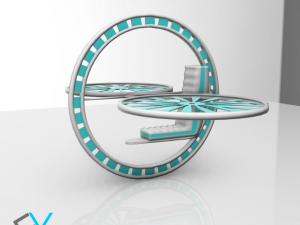 future flying machine Modelo 3D