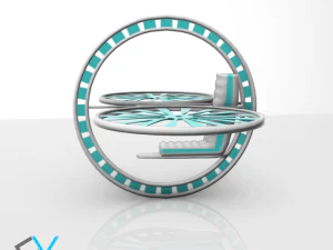 future flying machine 3D Model