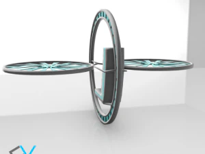 future flying machine 3D Model