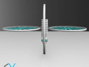 future flying machine 3D Model