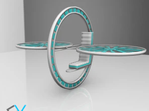 future flying machine 3D Model