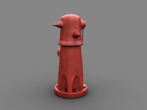 소화전 3D 모델