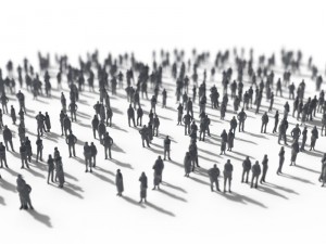 low poly posed people pack Model 3D