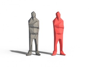 low poly posed people pack 3D-Modell