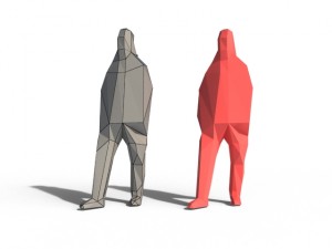 low poly posed people pack 3D-Modell