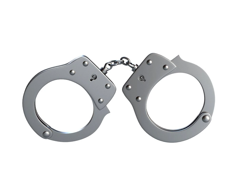 handcuff 3D Model .c4d .max .obj .3ds .fbx .stl .blend 