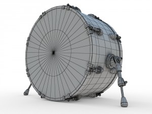 drum set 3D Model