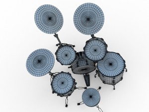 drum set 3D Model
