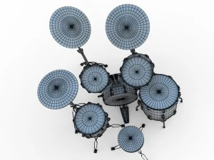 drum set 3D Model