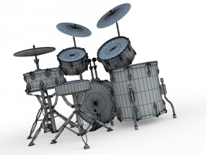 drum set 3D Model