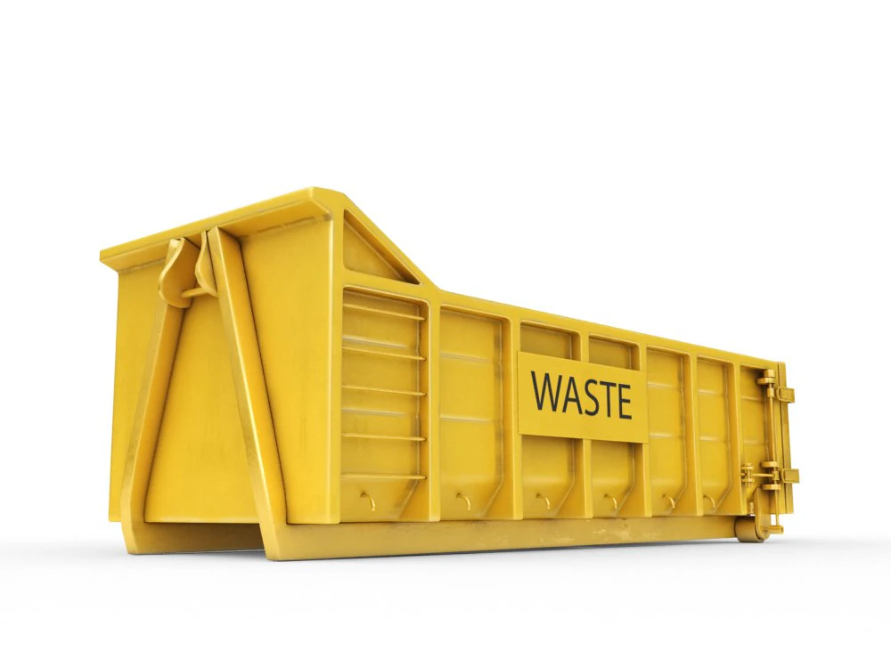 waste container 3D Model .c4d .max .obj .3ds .fbx .stl .blend