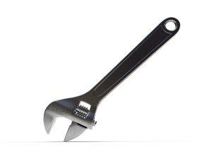 adjustbale wrench 3D Model