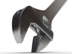 adjustbale wrench Model 3D