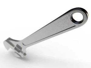 adjustbale wrench 3D Model