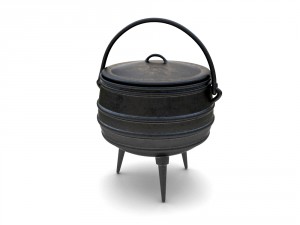 iron pot Modelo 3D