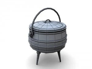 iron pot 3D Model