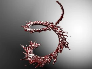 abstract liquid 2 3D Model