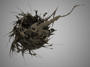 abstract liquid 3 3D-Modell