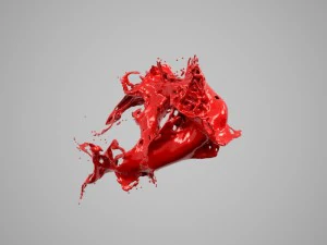 liquid alphabet a 3D Model