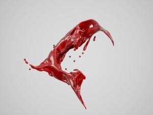 liquid alphabet c Modello 3D