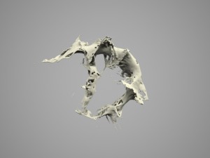 liquid alphabet d 3D Model