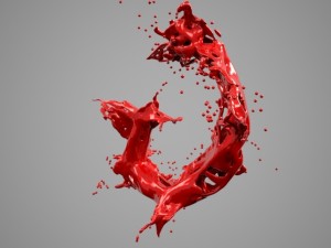 liquid alphabet g 3D Model