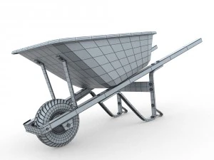 carrinho de m&atilde;o Modelo 3D