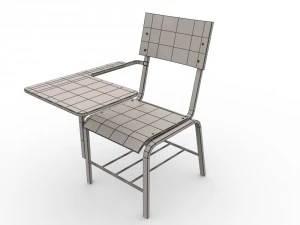 school chair 3D Model