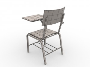 school chair Model 3D