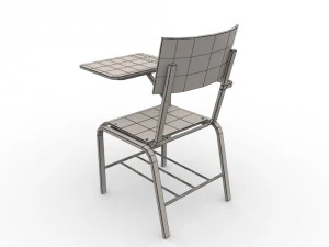 school chair 3D Model