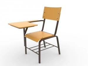 school chair 3D Model