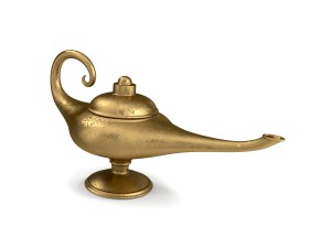aladin lamp Modello 3D
