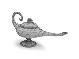 aladin lamp Modello 3D
