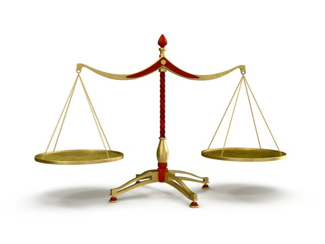 balance scale Model 3D .c4d .max .obj .3ds .fbx .stl .blend 
