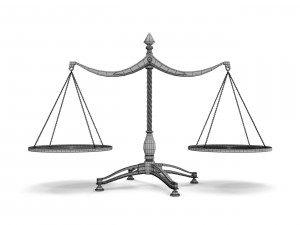 balance scale Model 3D