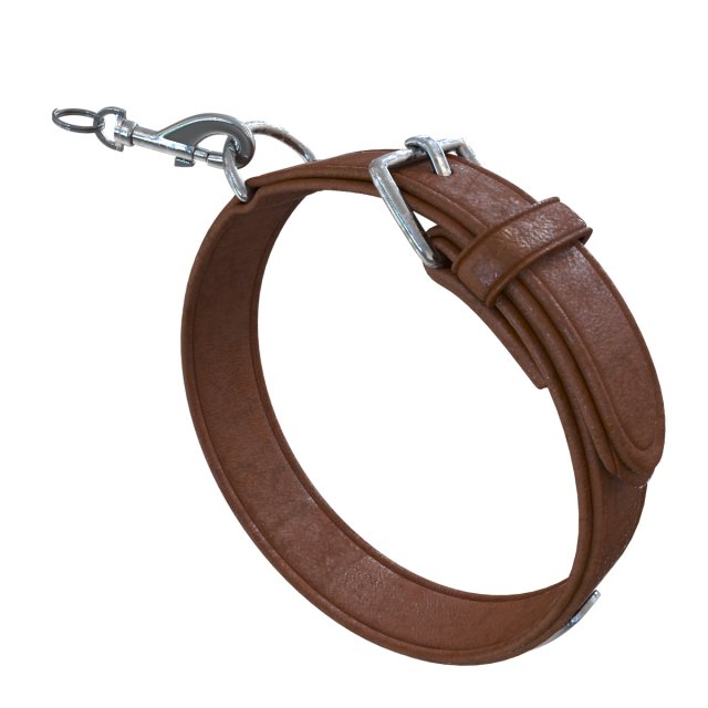 dog collar 3D Model .c4d .max .obj .3ds .fbx .stl .blend 