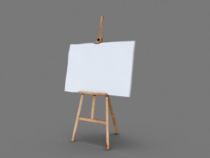 easel Model 3D
