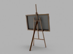 easel 3D 모델