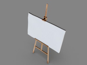 easel 3D 모델