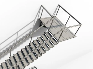 fire escape 3D Model