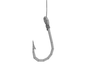 fishing hook 3D Model