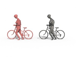 low poly posed people pack 8 3D Model