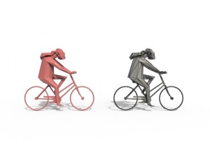 low poly posed people pack 8 3D Model