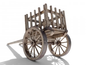 medieval cart 3D Model