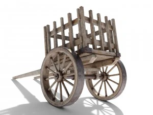 medieval cart 3D Model