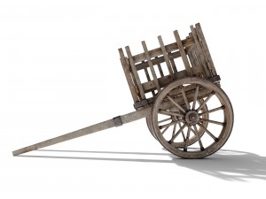 medieval cart 3D Model