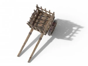 medieval cart 3D Model